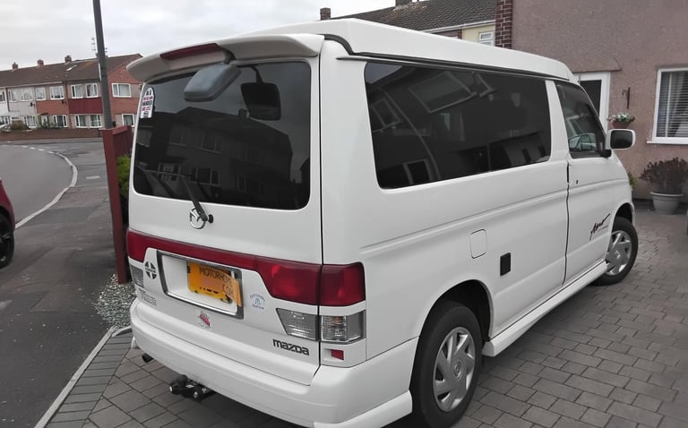 Mazda Bongo, 2.0 petrol auto, 4 berth family fun camper