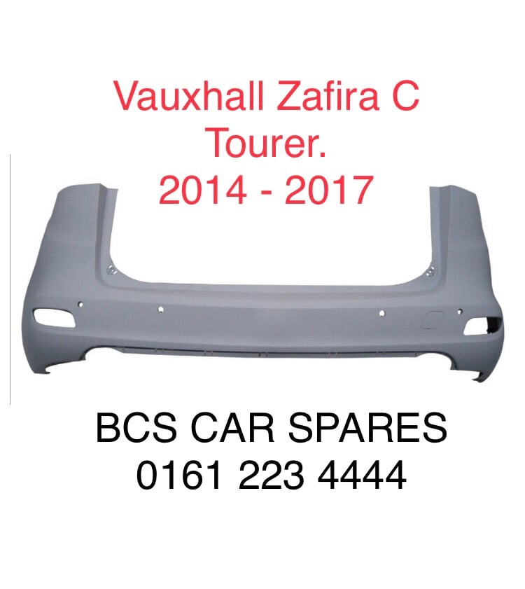 Vauxhall Zafira C. Rear Bumper.  New. 2014 - 2017. 