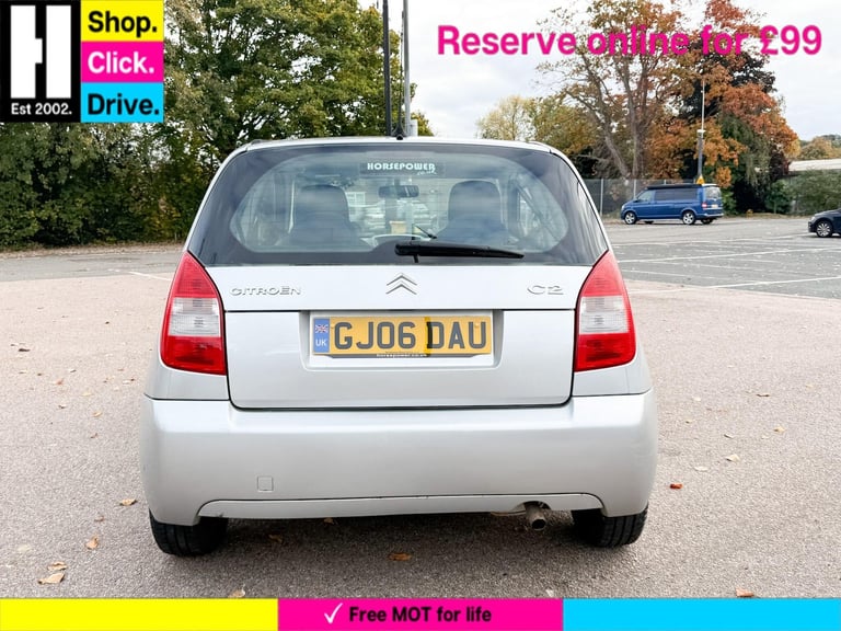 2006 Citroen C2 1.1i SX Hatchback 3dr Petrol Manual (138 g/km, 59 bhp) HATCHBACK Petrol Manual