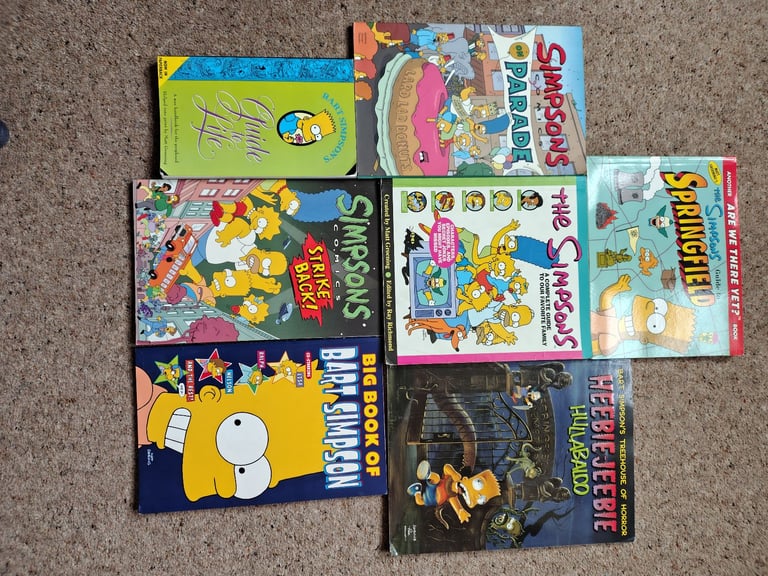 image for A selection of Simpsons books. 