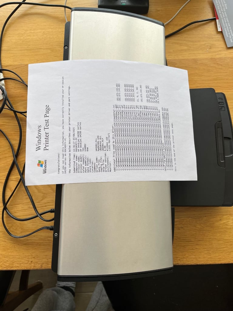 HP Deskjet D4260 all leads fully working