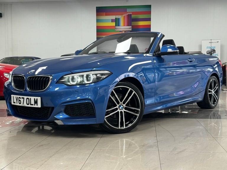 2018 67 BMW 2 SERIES 1.5 218I M SPORT CONVERTIBLE 2DR PETROL AUTO EURO 6 (S/S) (