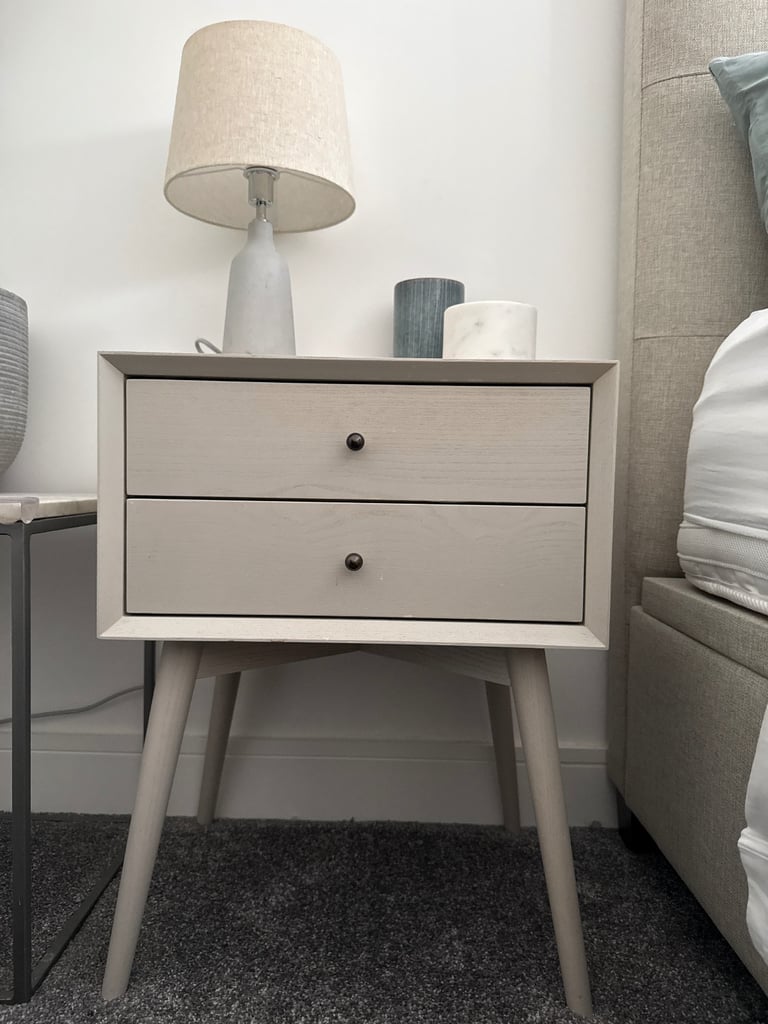 image for West elm bedside tables