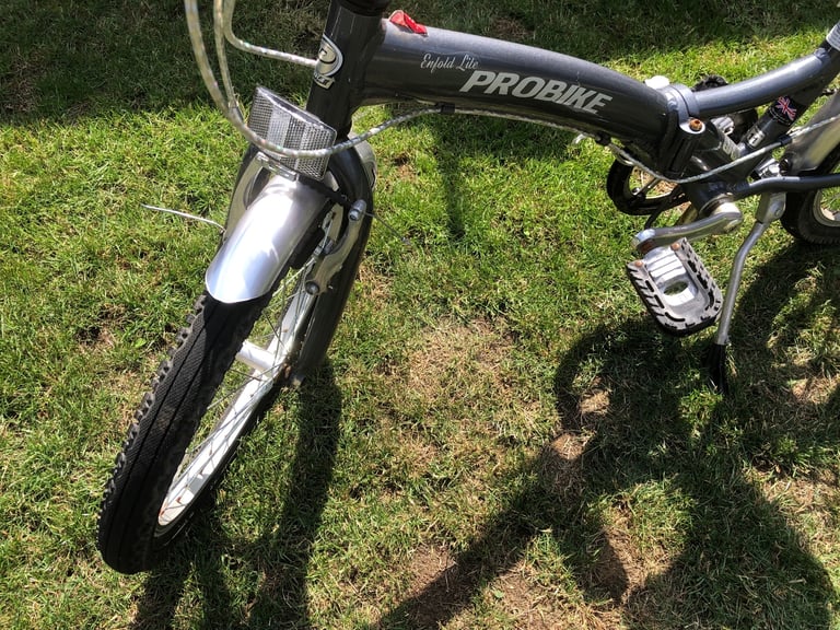 Enfold Lite Probike Foldable Travel Bicycle 5 Gears Grey