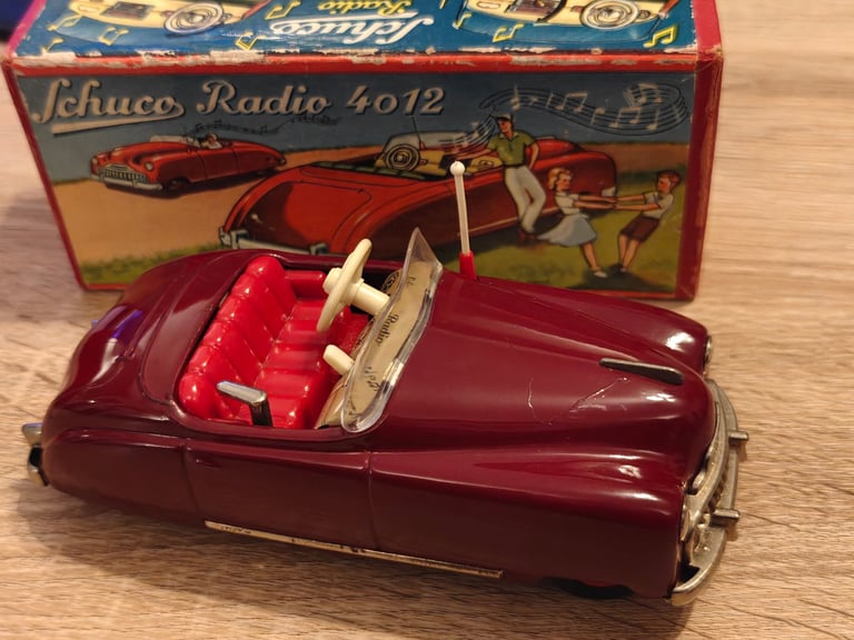Schuco Music Radio 4012 Car in Full Working Condition  With Original Box & Key.