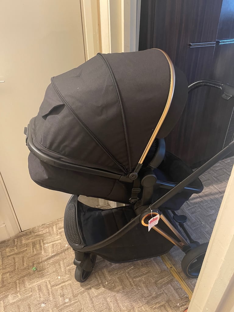 Baby buggy rose gold