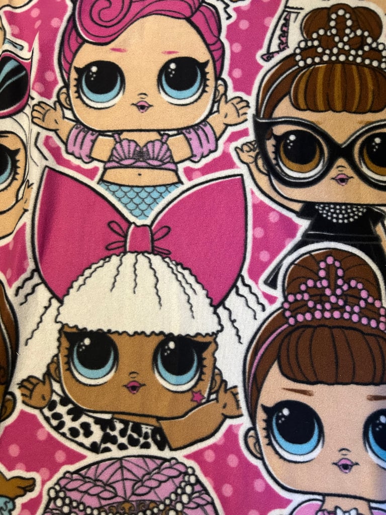 x13 LOL Surprise  Blanket 58x39” In VGC