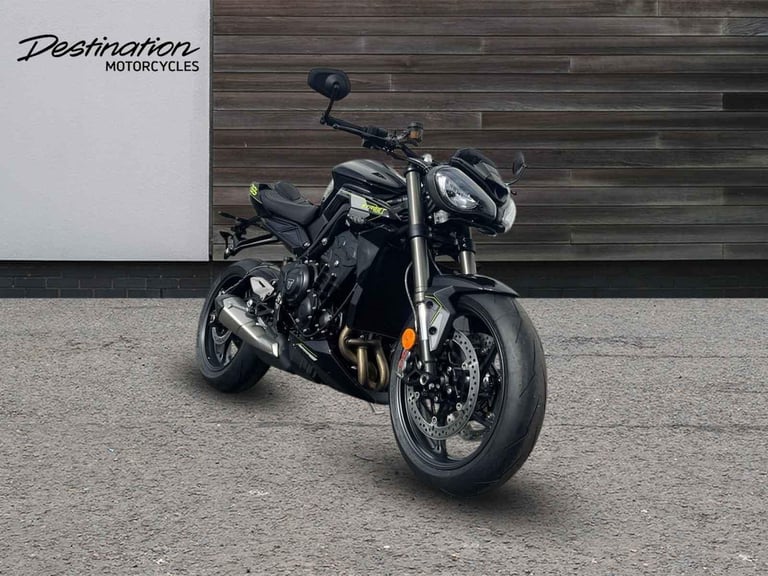 2025 Triumph Street Triple 765 RS PREMIUM COLOUR Petrol black 6 Speed