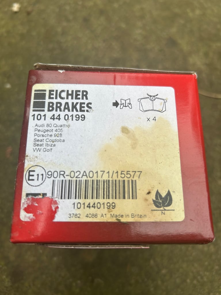 Eicher brake pads x 4