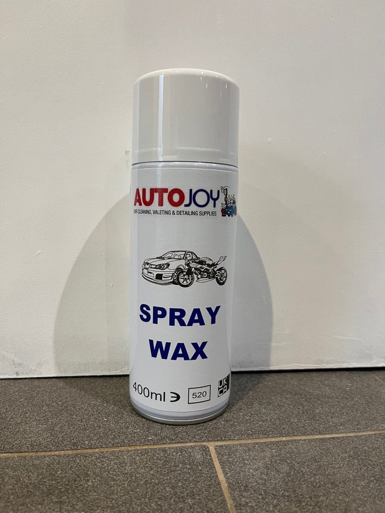 Box of Auto Joy Spray wax cans 