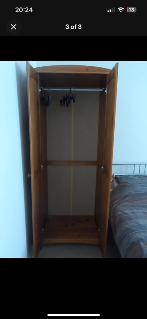 Pine wardrobe