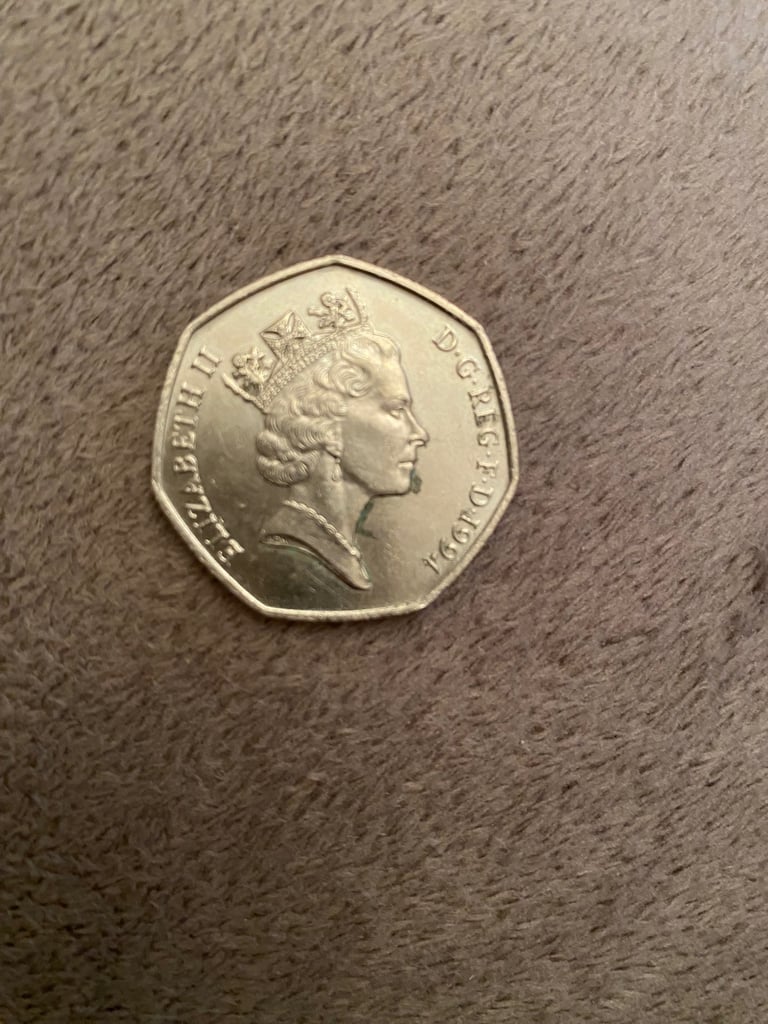 Collectable old style 1994 50p coin 