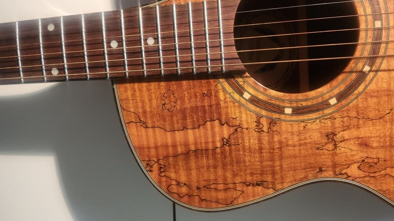 DEAN Exotica Espalt Spalted Maple Electro-Acoustic Guitar