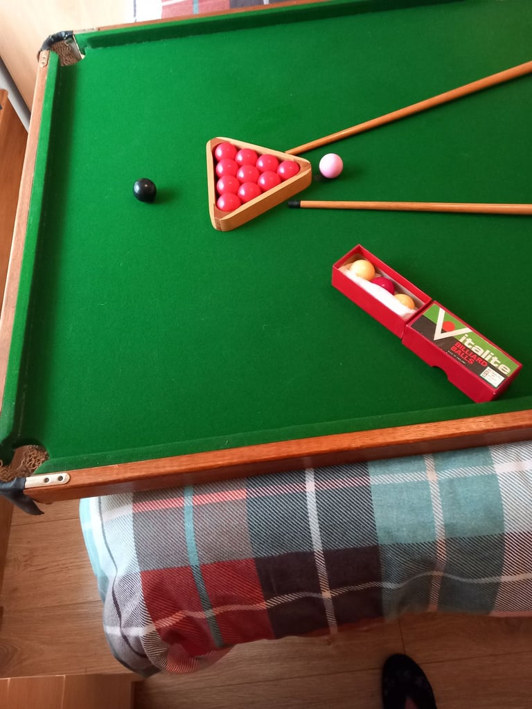 Solid wooden Table Top Snooker Table