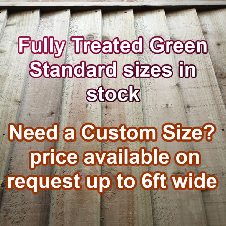 Heavy Duty Fence Panels. From £25 ea.