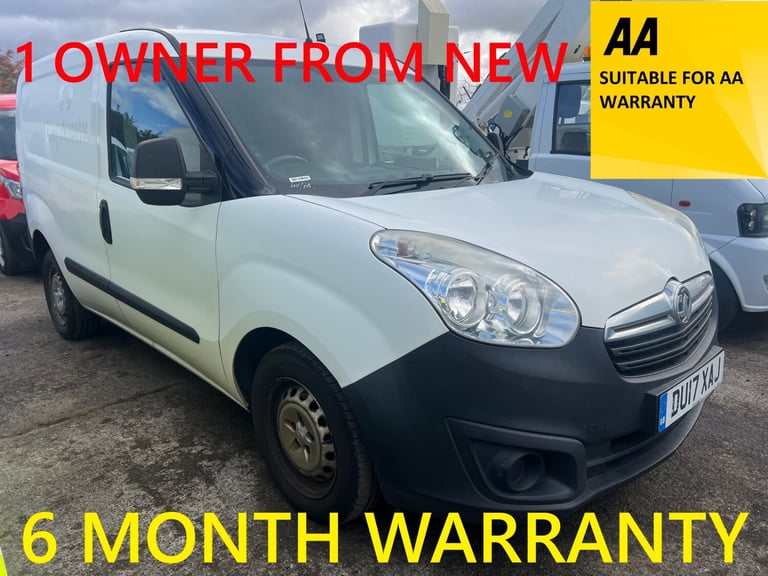 2017 Vauxhall Combo 2000 1.6 CDTI 16V 105ps H1 Van Euro 6 [Start Stop] PANEL VAN Diesel Manual