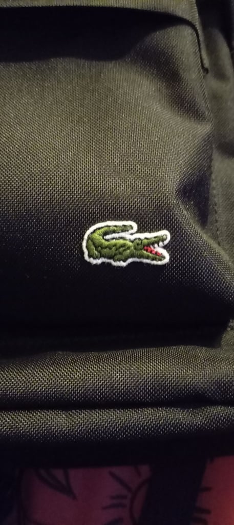 Lacoste black backpack