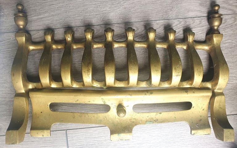 Fire Guard / Brass Fire Fret / Fire Place Brass Vintage Antique guard