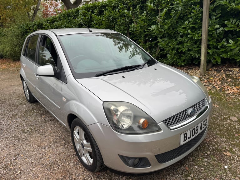2008 FORD FIESTA 1.6 TDCI CLIMATE ZETEC 5DR HATCHBACK SILVER 