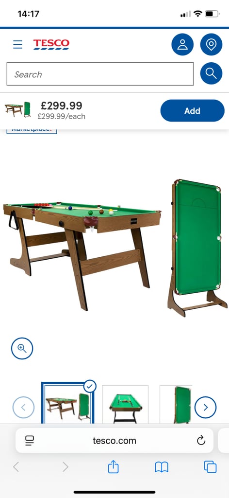 image for Pool/snooker table 