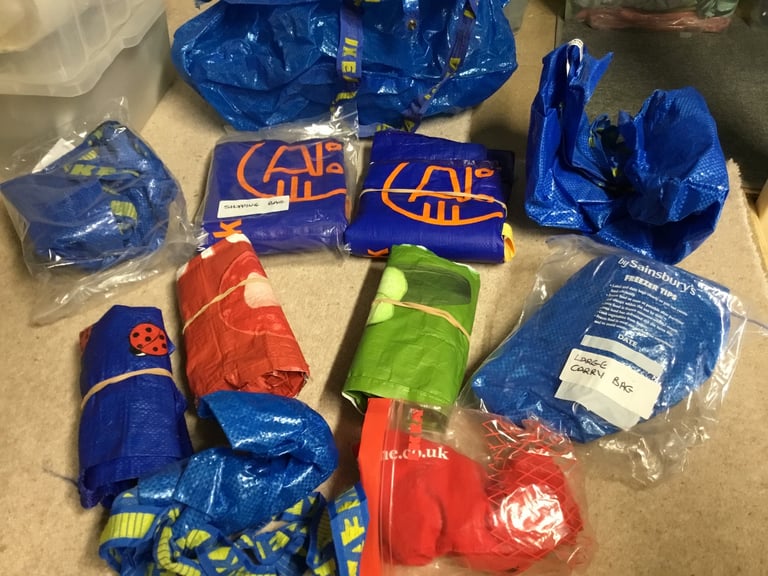 image for Wide Selection of Medium & Large Plastic Shopping / Storage Bags