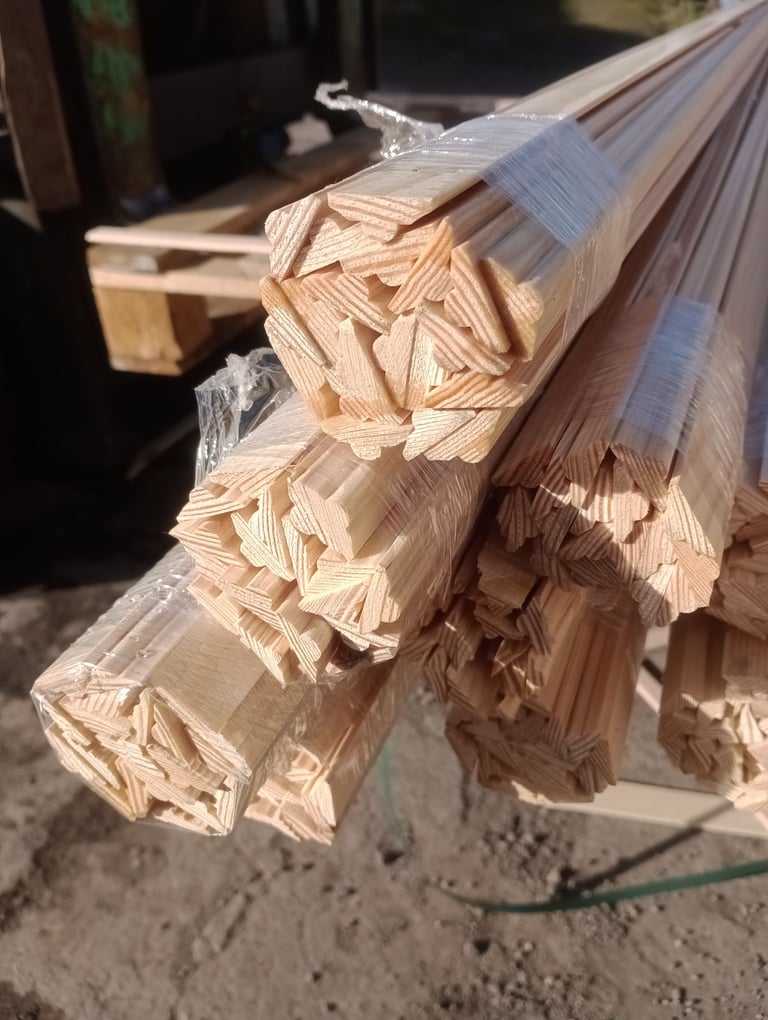 Timber wall panel beading 