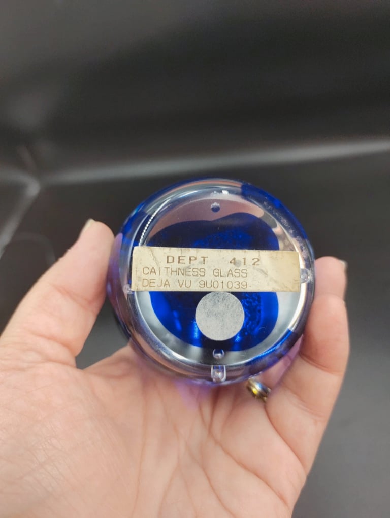 Damaged Caithness Scotland Deja Vu Paperweight