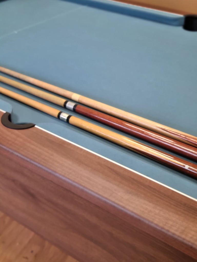 Supreme winner 7 x 4 Domestic pool table  Walnut effect.  