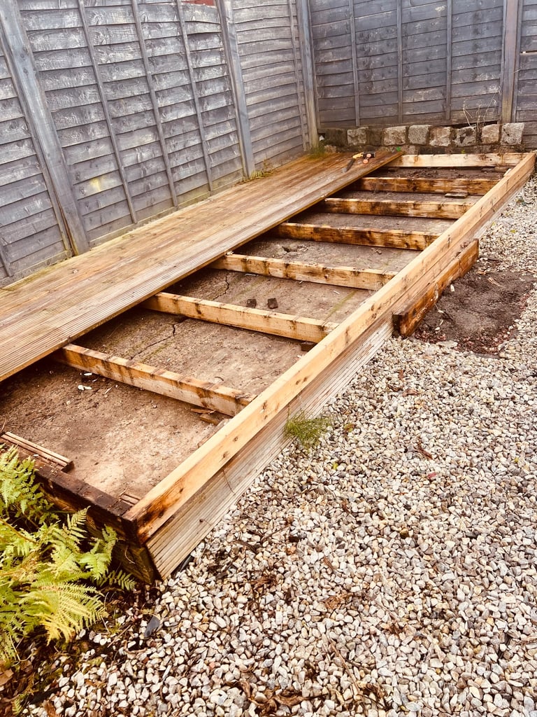 FREE Decking Boards and Wood Frame