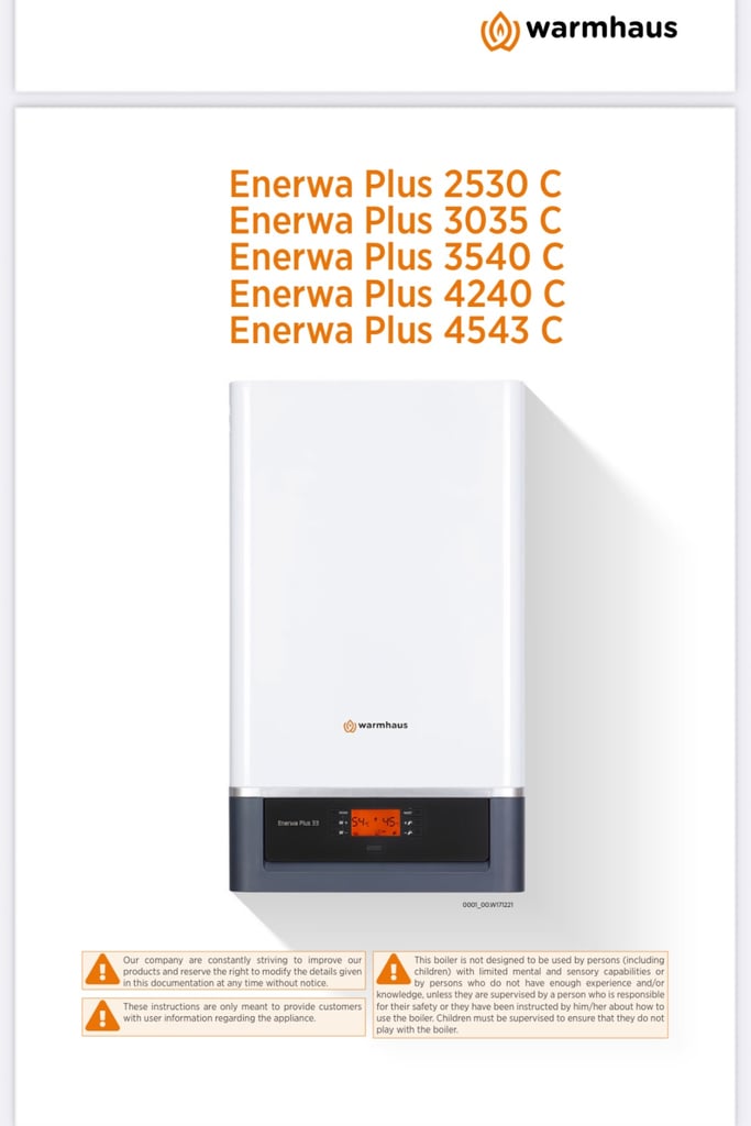 Combi boiler with flue 40kw lpg or natural gas 