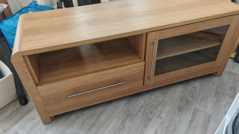 image for TV unit solid wood. Great condition