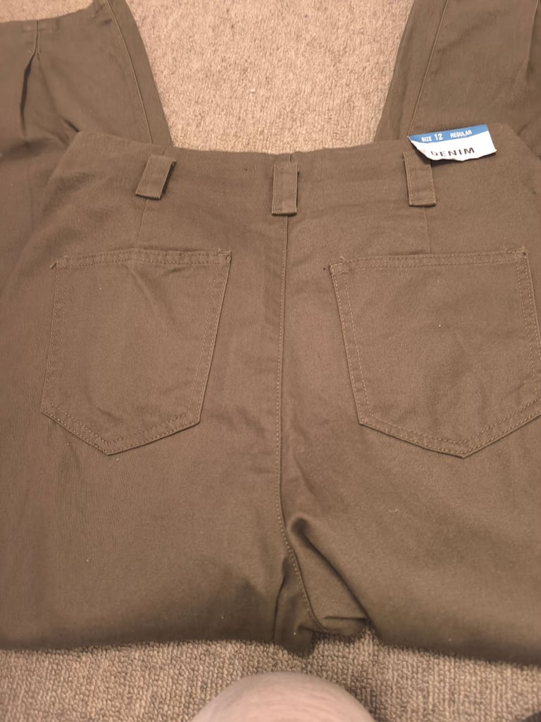 New Look Jacob Belted Trousers Size12 With Tags