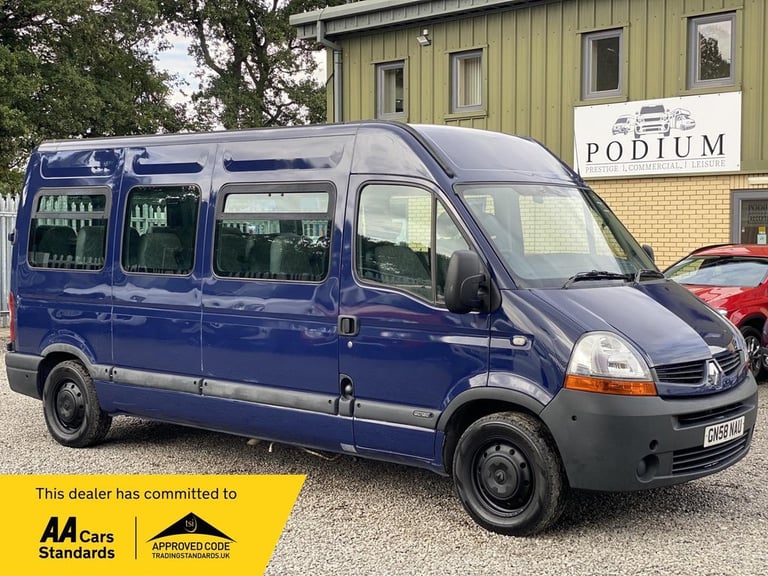 2008 Renault Master 2.5 TD 39 FWD L3 H2 4dr MINIBUS Diesel Manual