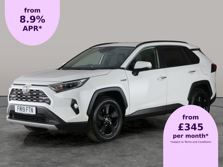 2019 Toyota RAV4 2.5 VVT-h Excel SUV 5dr Petrol Hybrid CVT 4WD Euro 6 (s/s) (222 ps) - LED - Suv ...