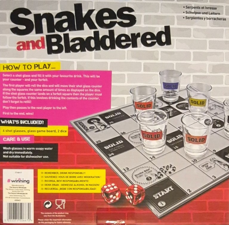 Snakes and Bladdered Shot Game
