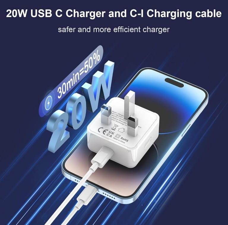 2 Pack iPhone Charger
