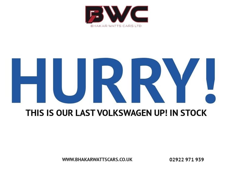 2014 Volkswagen up! 1.0 Move Up 5dr HATCHBACK PETROL Manual