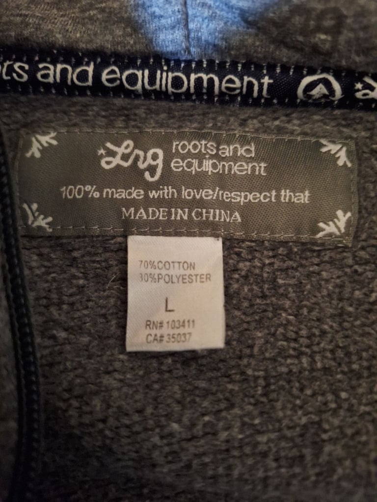 LRG Tracksuit Hoodie – Size L – Y2K Original