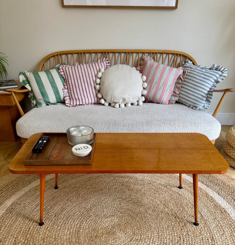image for Mid century retro vintage dansette legs coffee table 