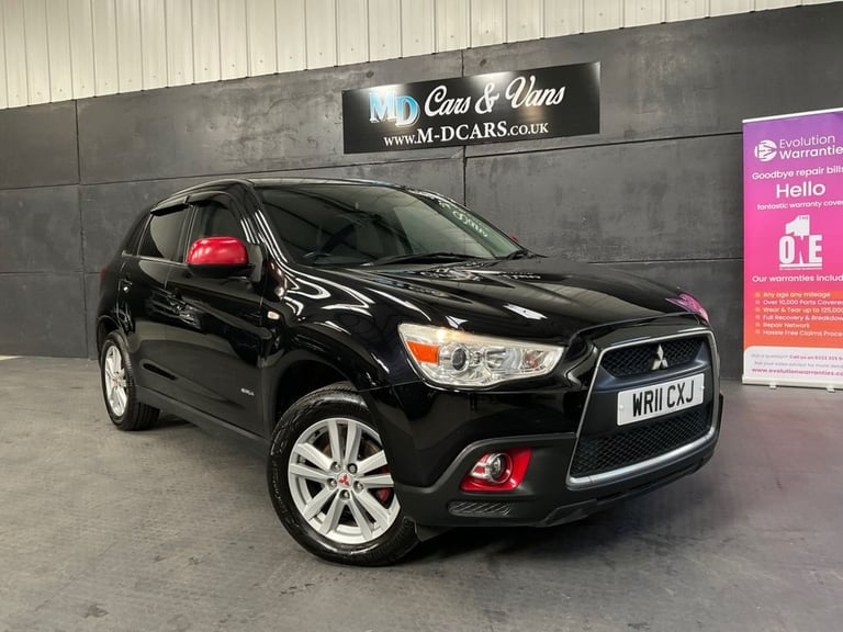 2011 Mitsubishi ASX 1.8D ClearTec 4 SUV 5dr Diesel Manual 4WD Euro 5 (147 ps) HATCHBACK Diesel Ma...