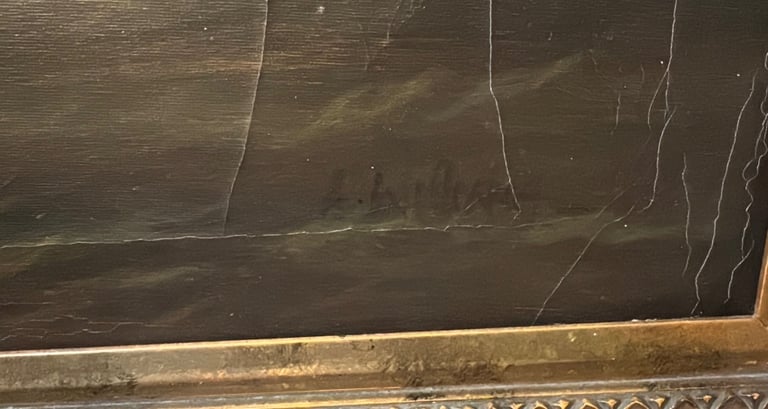 Vintage Original Alexander Williams Oil Painting - PRICE UP FOR NEGOTIATION 