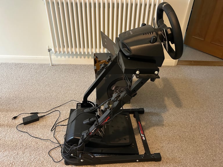 Logitech G920 Driving Force Racing Wheel & Pedals with GT Omega wheel stand