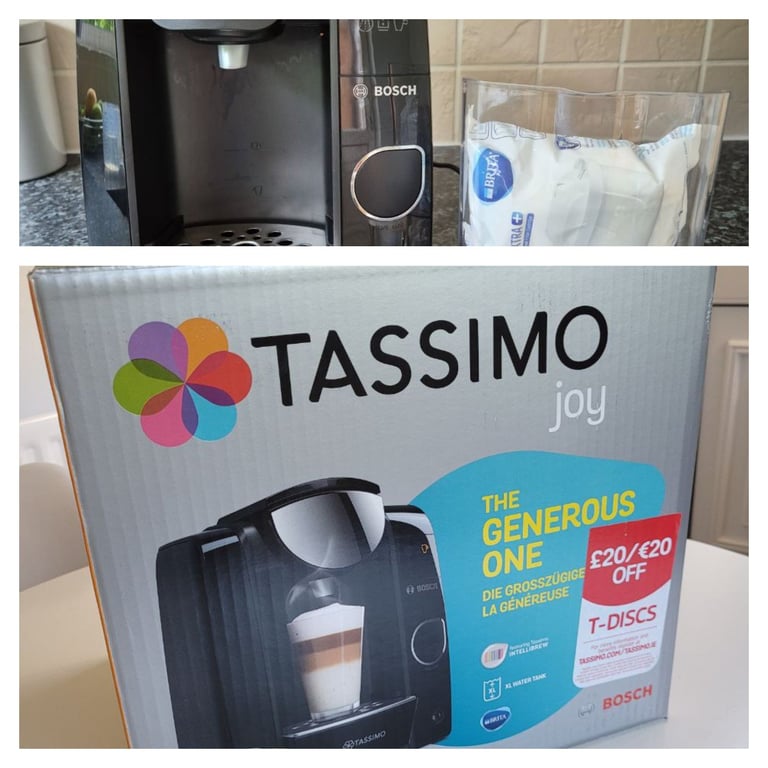 image for Bosch Tassimo Joy Coffee Machine in black - model TAS4502NGB/03 - with original box
