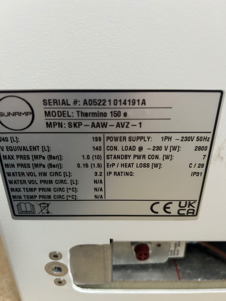 Climastar electric heaters with thermostat, electric towel heater and sunamp thermino water heater 