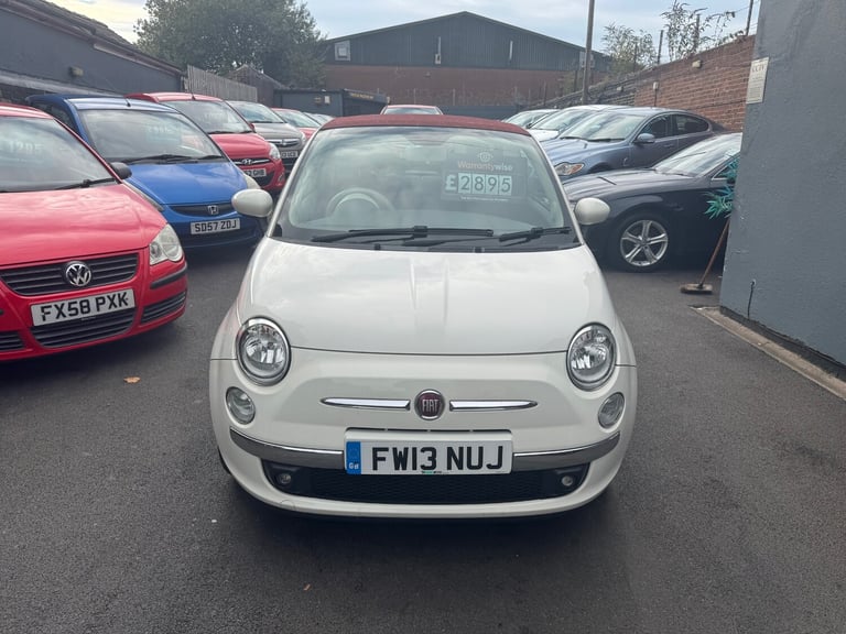 2013 Fiat 500 1.2 Lounge 2dr [Start Stop] CONVERTIBLE Petrol Manual