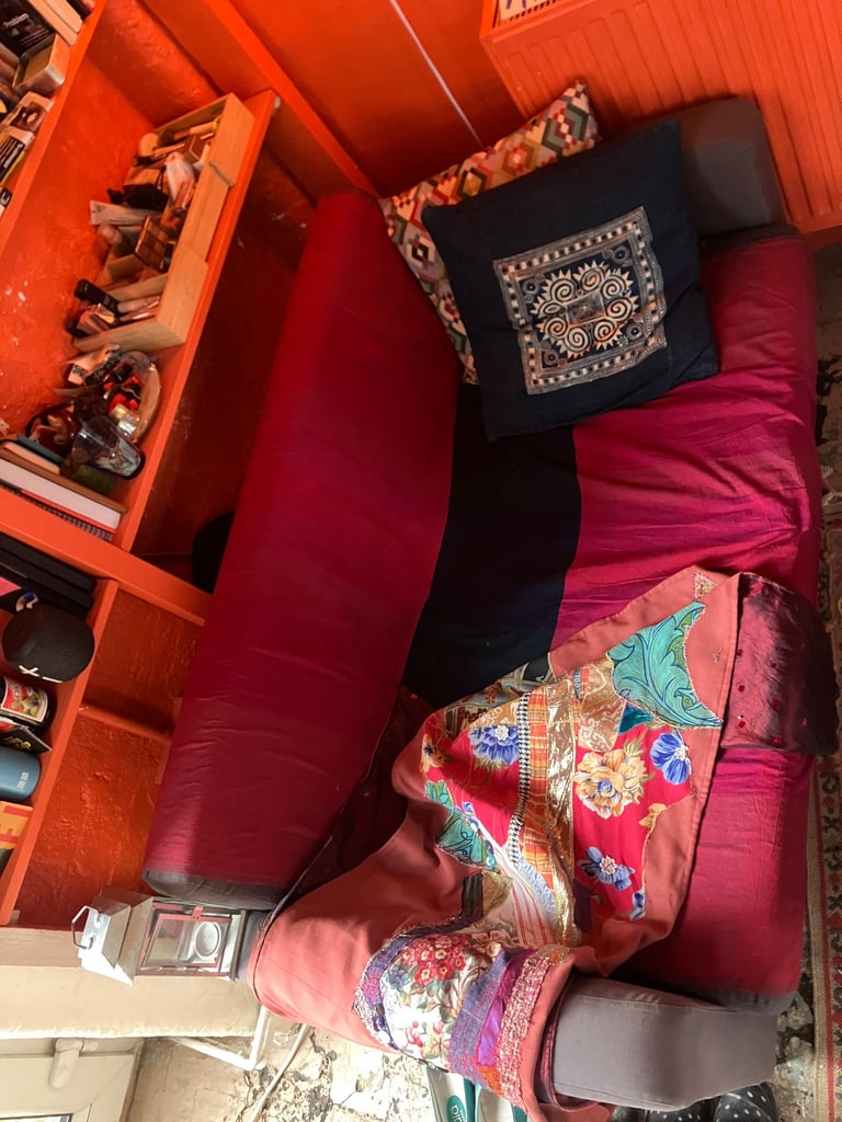 Grey/Taupe sofa bed
