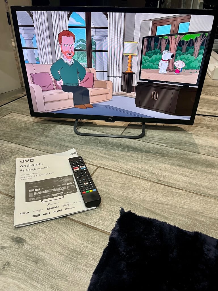JVC 32 inch android smart led tv with google assist bargain only £50 no offers free local delivery 
