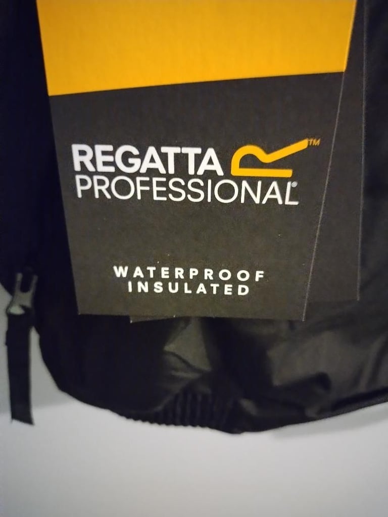 brand new men black regatta dove jacket with pockets size 4xl