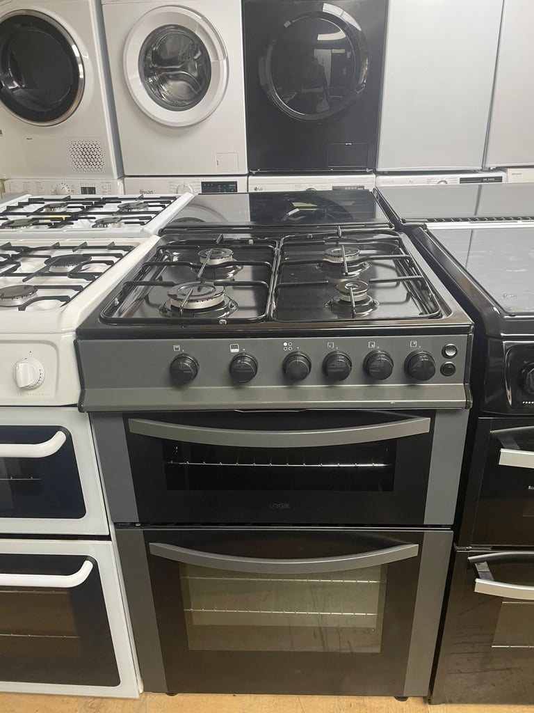 image for Grey 60cm Gas Cooker 
