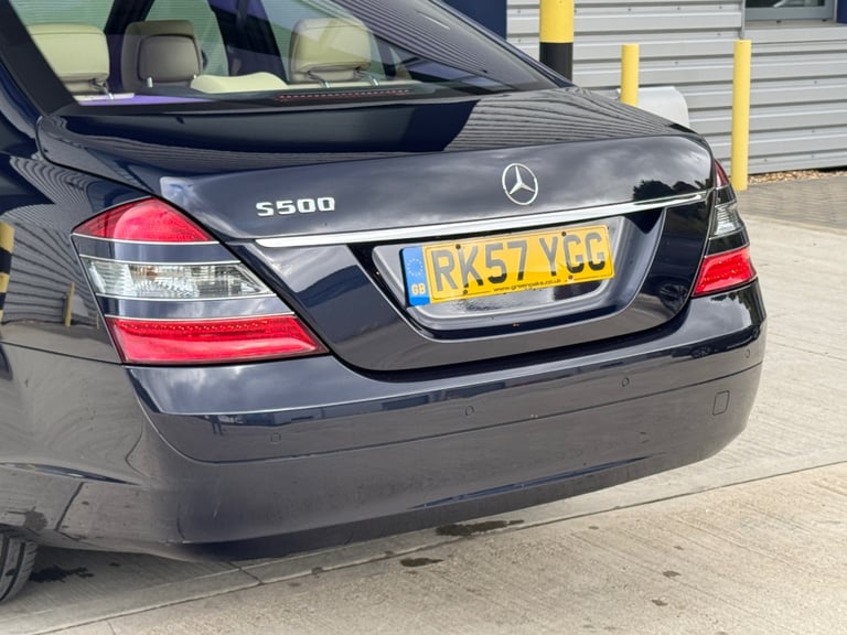 MERCEDES-BENZ S500 5.5 V8 PETROL AUTO 5DR SALOON 2007 [57] BLUE
